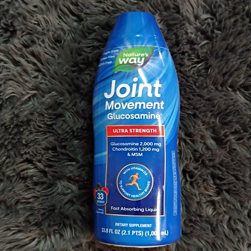 Nature's Way Joint Movement Glucosamine Extra Strength 33.8oz Liquid EXP-11/27